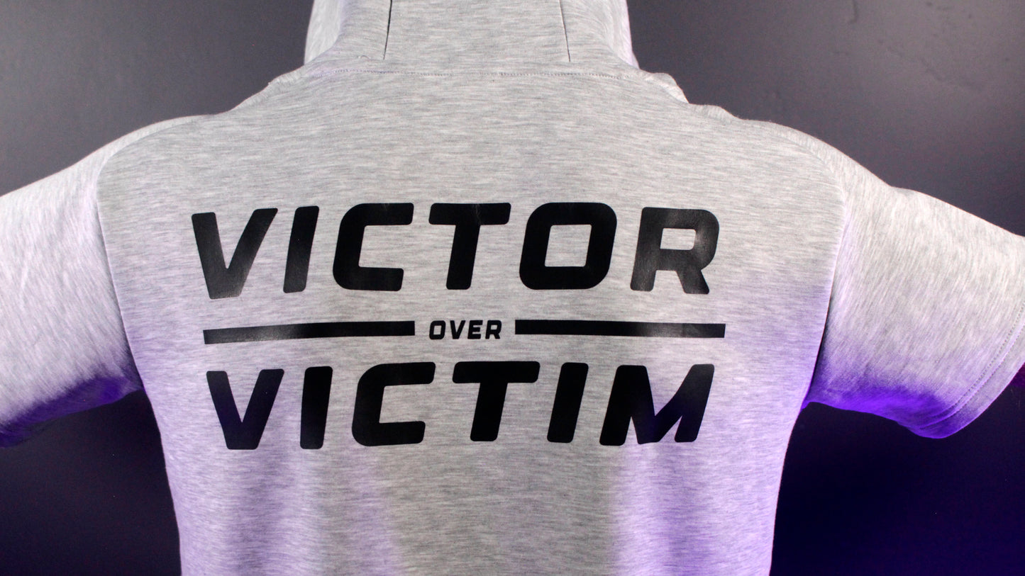 Victor Over Victim Short Sleeve Hoodie V2