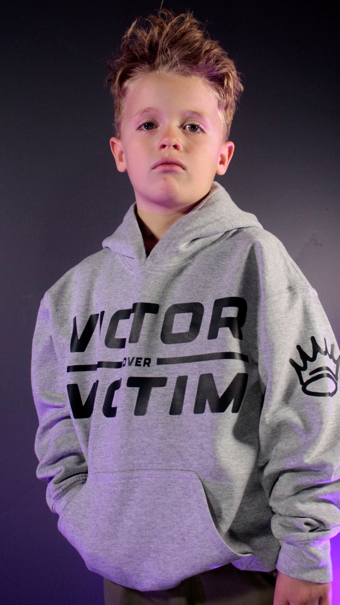 Youth Victor Over Victim Sweatshirt