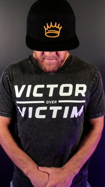 Victor Over Victim Faded Tshirt